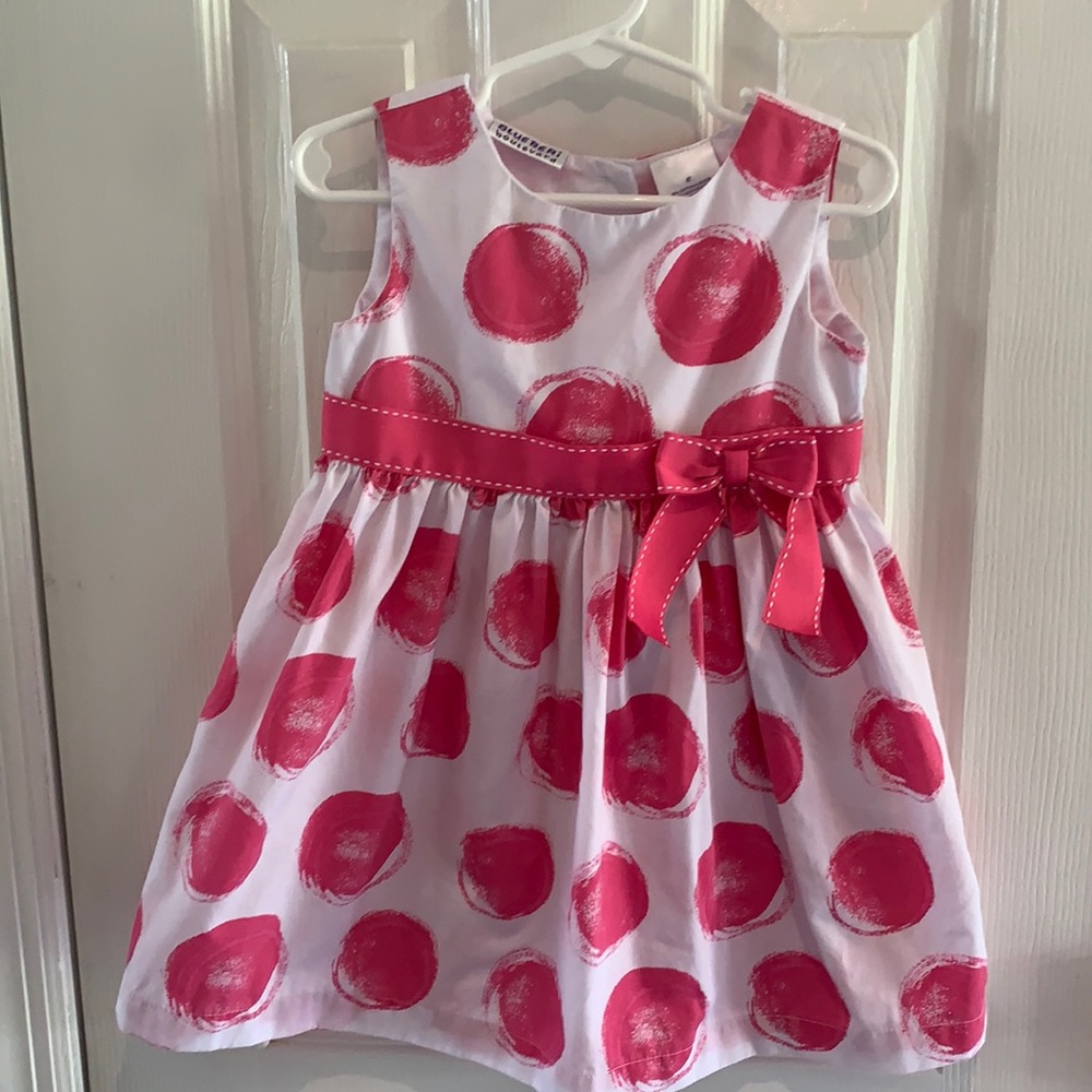 Blueberi Boulevard Pink and White Dress